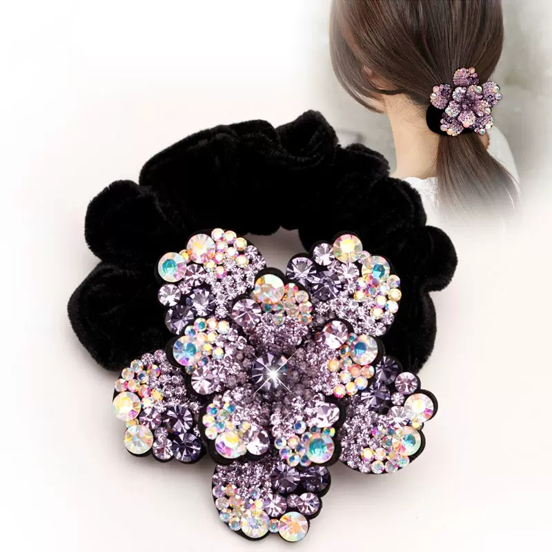 Hair Tie Velvet - Chouchous élastiques en velours pour femmes,
