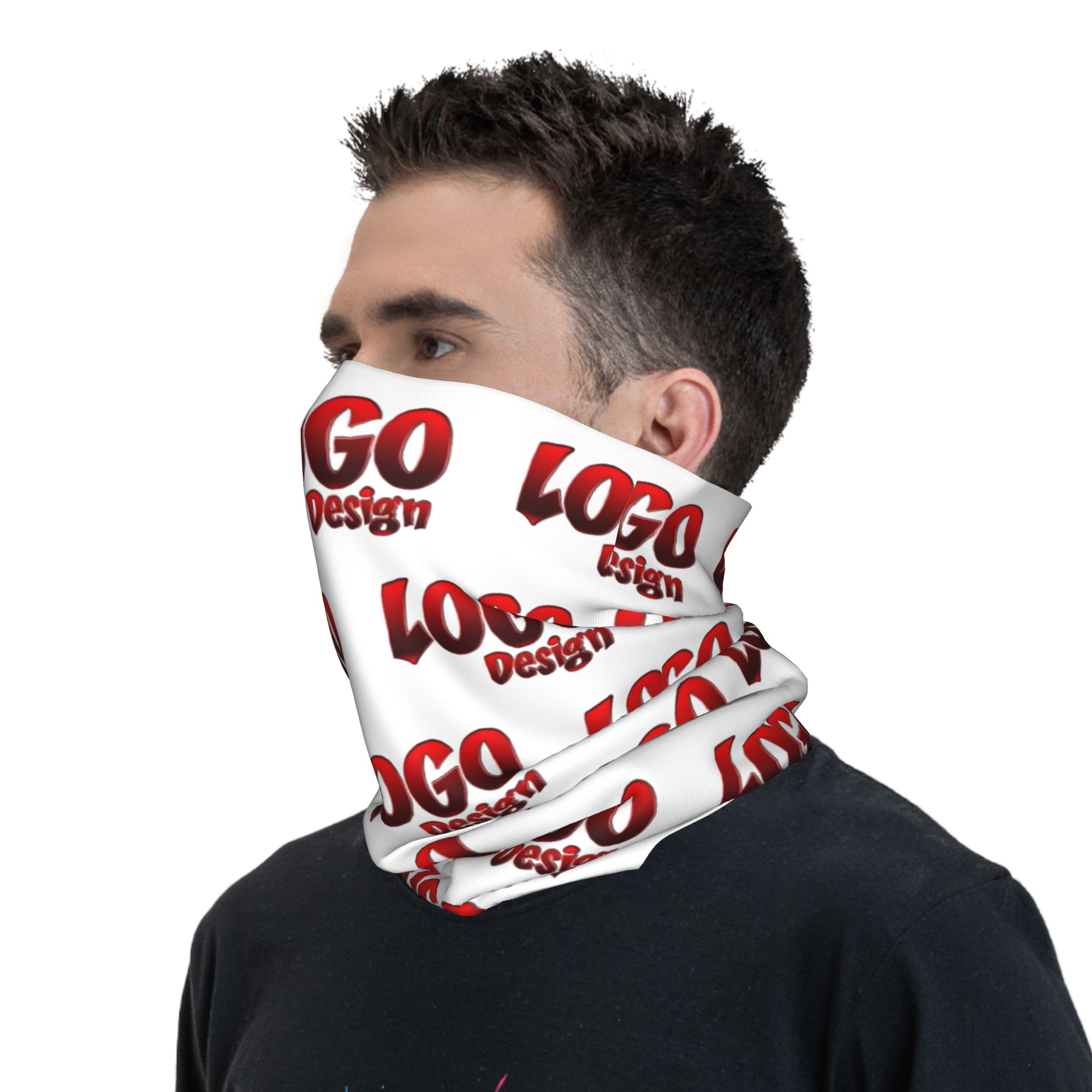 Women Accessories Logo Design - Cache-cou bandana personnalisable avec votre logo