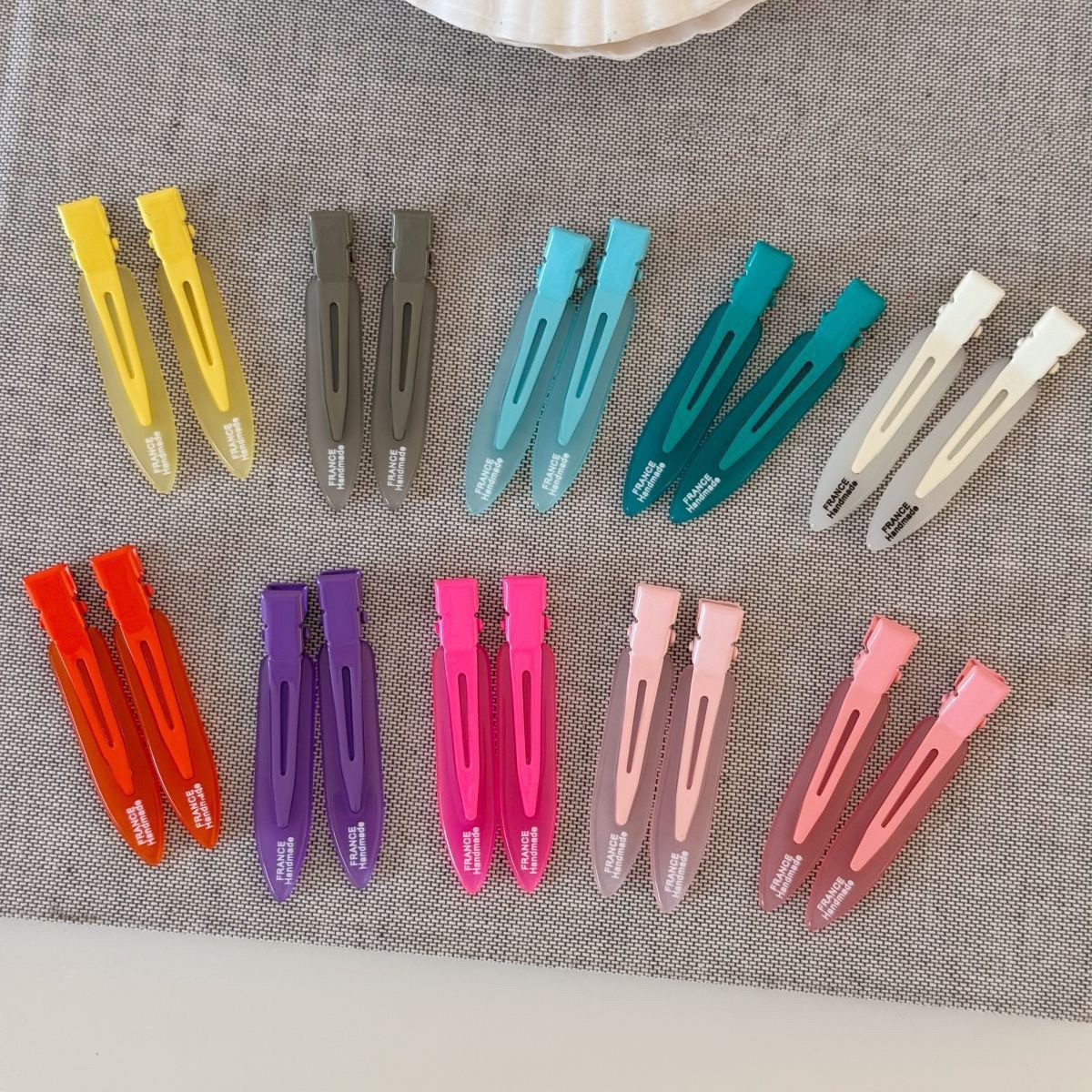 Women Accessories Online - 2 pinces à cheveux en acétate
