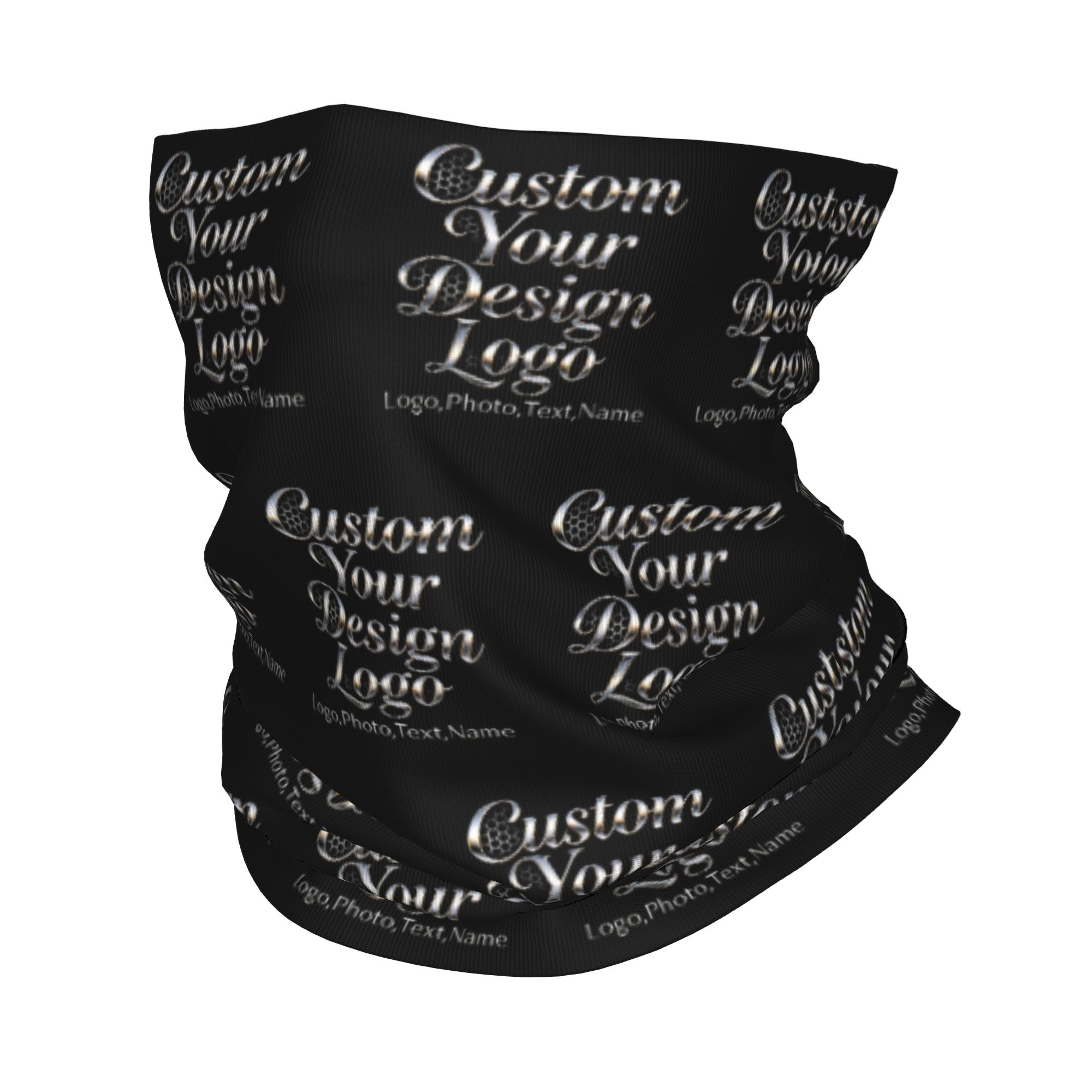 Women Accessories Logo Design - Cache-cou bandana personnalisé avec logo sur