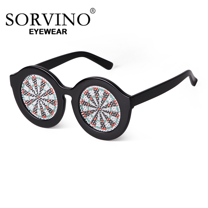Women'S Accessories Target - SORVINO-Lunettes de soleil rondes amusantes, autocollants