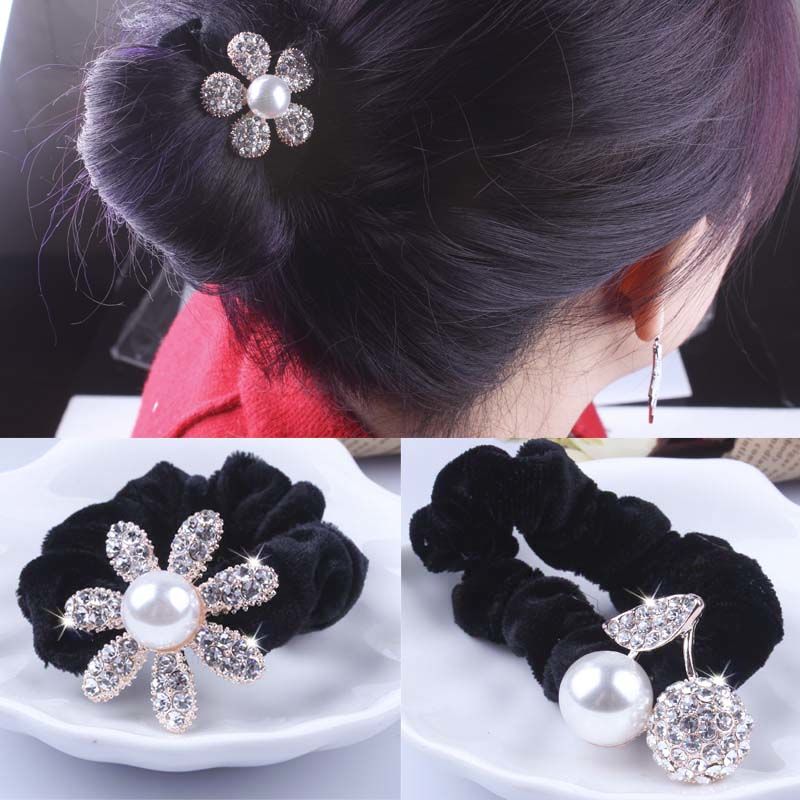 Hair Tie Velvet - 1 élastique à cheveux en velours