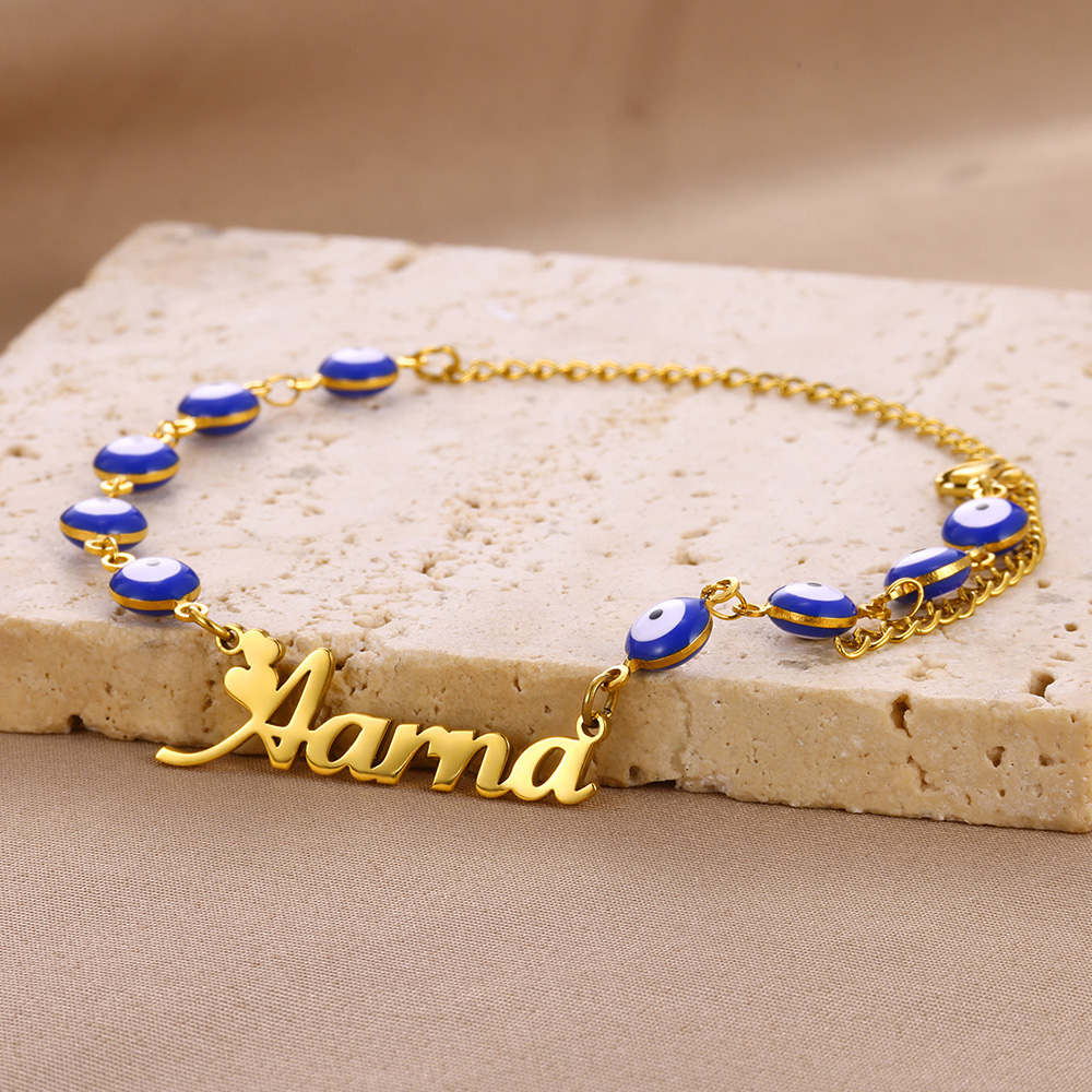 Evil Eye Bracelet - Bracelets personnalisés avec nom et œil