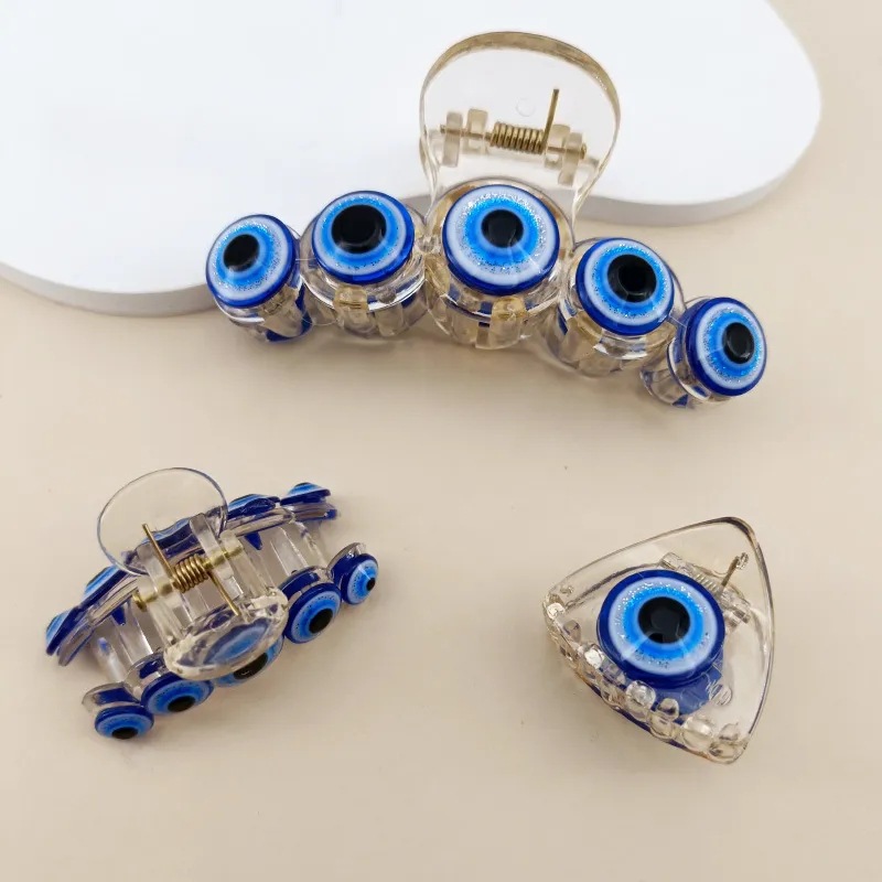 Evil Eye Bracelet - Pinces à cheveux Vintage mauvais œil,