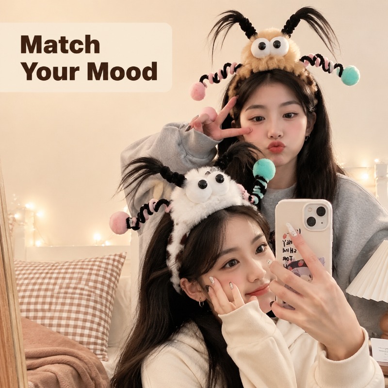 Women Accessories Online - Serre-tête en peluche doux et antidérapant