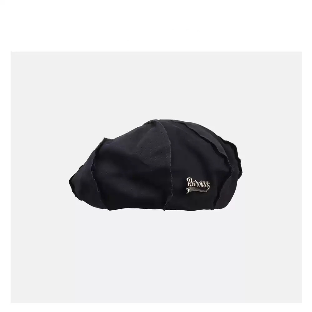 Women Accessories Logo Design - Béret foncé pour hommes et femmes,