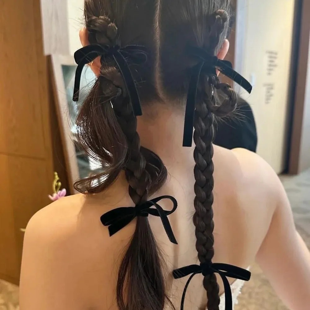 2 élastiques à cheveux en velo - Hair Tie Velvet avis et prix