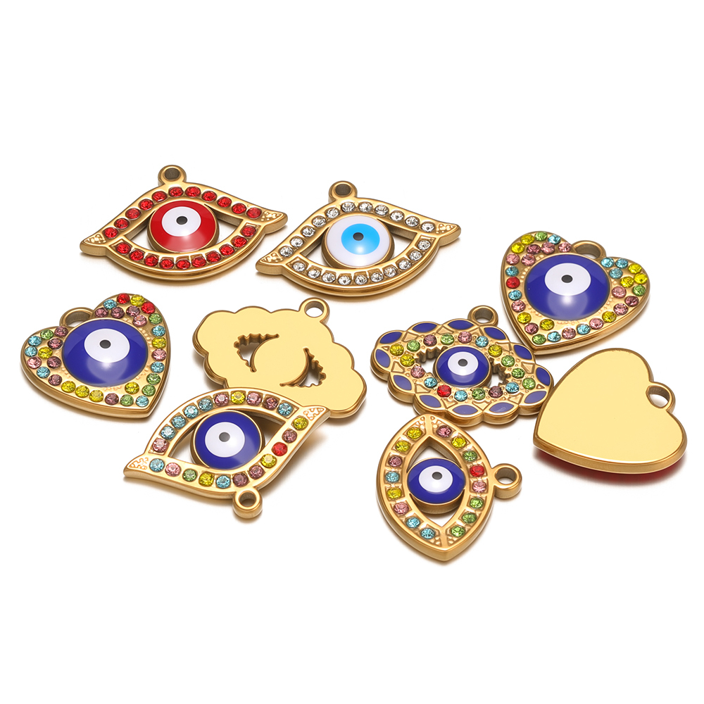 4 Breloques Œil Turc Classique - Evil Eye Bracelet avis et prix