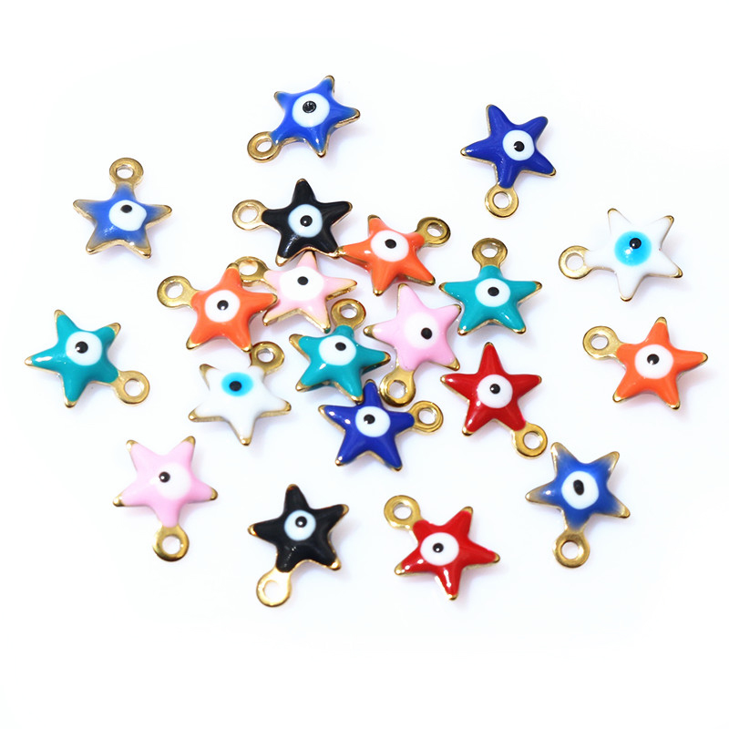 20pcs 10x8.5mm émail mauvais y - Evil Eye Bracelet avis et prix