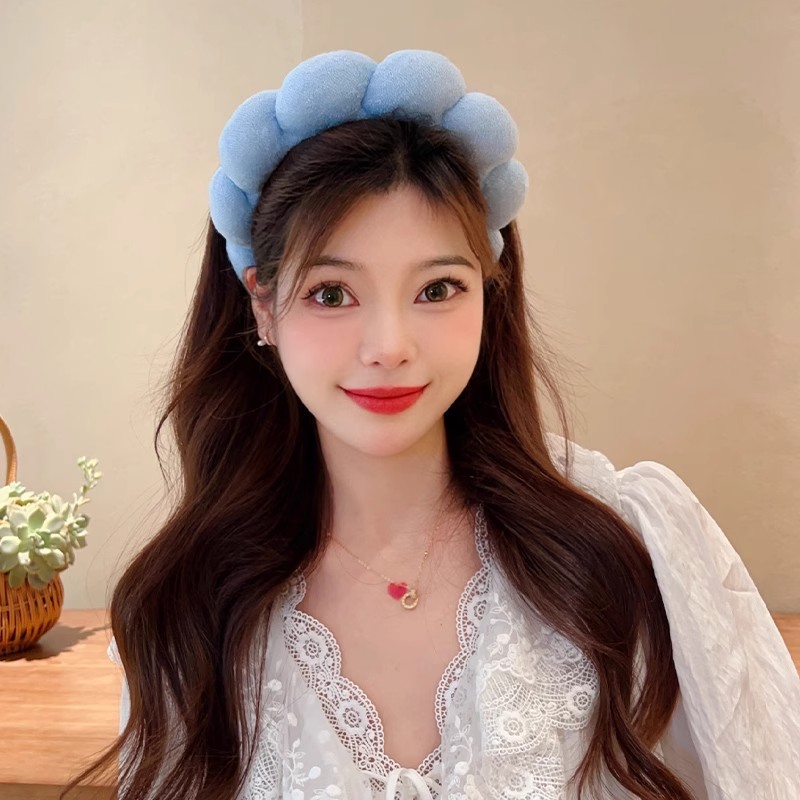 Rétro gonflé bandeau éponge ba - Women Accessories Online avis et prix