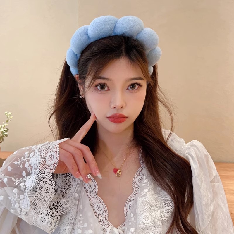 Rétro gonflé bandeau éponge ba - Women Accessories Online avis et prix
