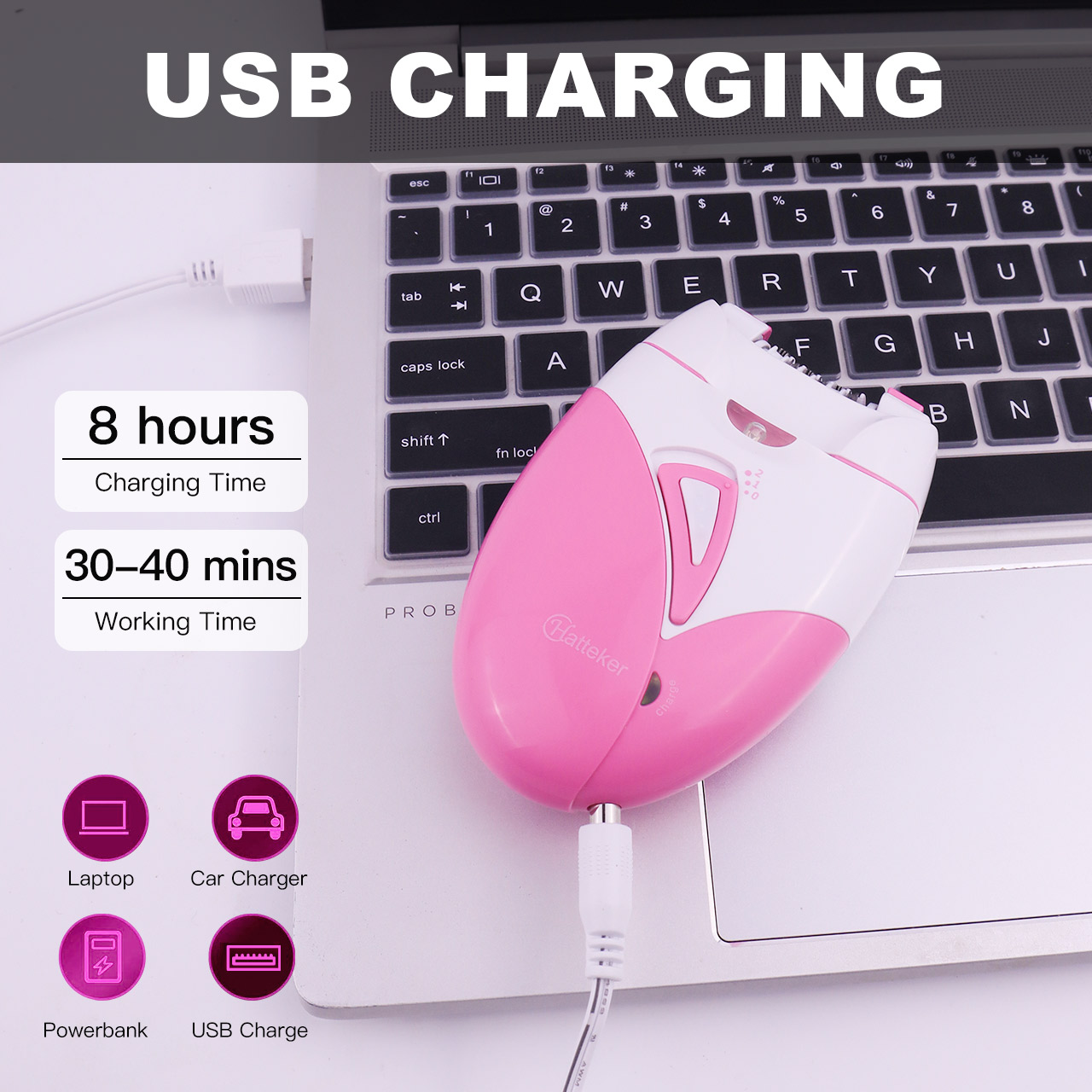 Épilateur électrique Hatteker  - Women Accessories Clearance avis et prix