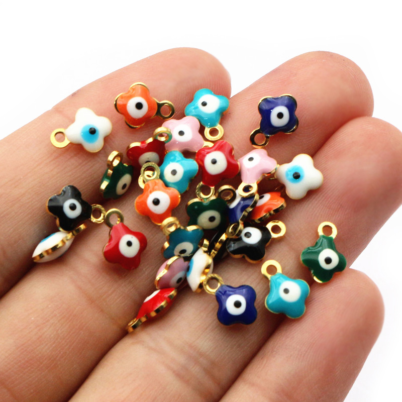 20 Breloques Émail Hippocampe  - Evil Eye Bracelet avis et prix