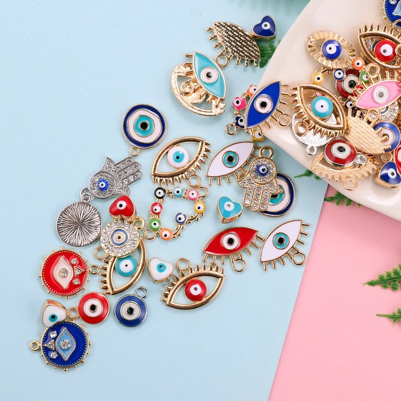 30 pièces mélange alliage émai - Evil Eye Bracelet avis et prix