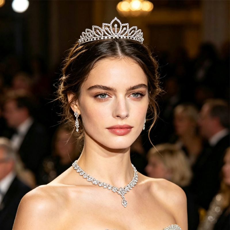 Couronne de mariée en strass s - Women'S Vintage Accessories avis et prix