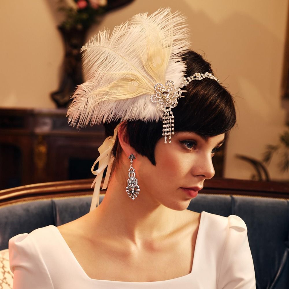 Serre-tête vintage à plumes, p - Women Accessories Online avis et prix
