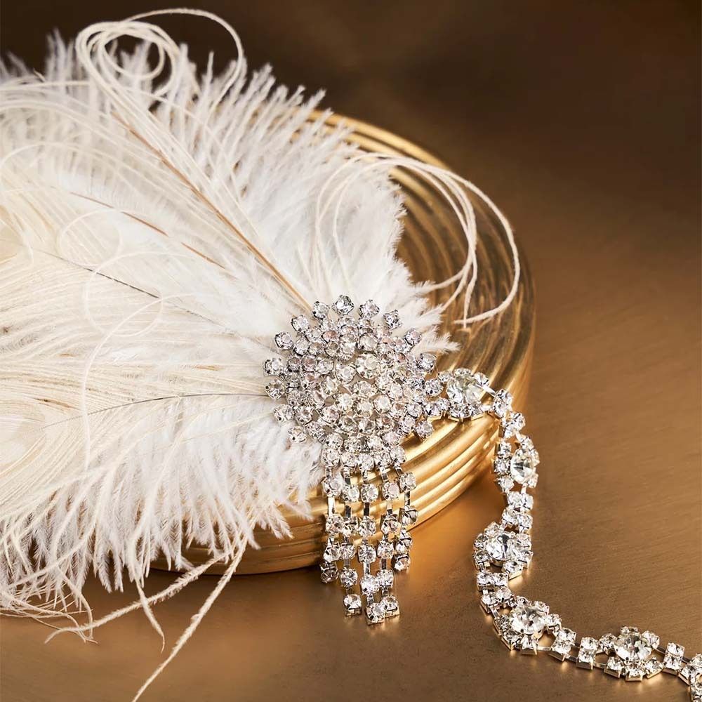 Serre-tête vintage à plumes, p - Women Accessories Online avis et prix