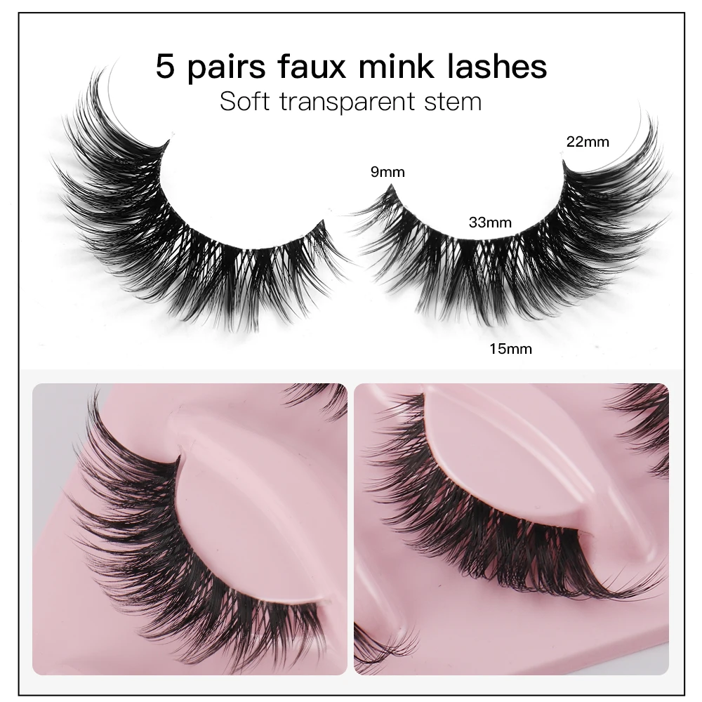 Cils artificiels 3D naturels e - Women Accessories Clearance avis et prix