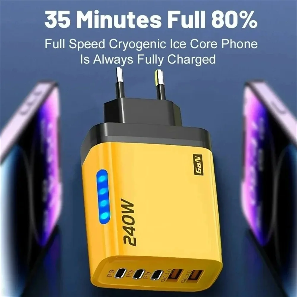 Chargeur GaN 5 en 1 240W, char - Women Accessories In Uk avis et prix