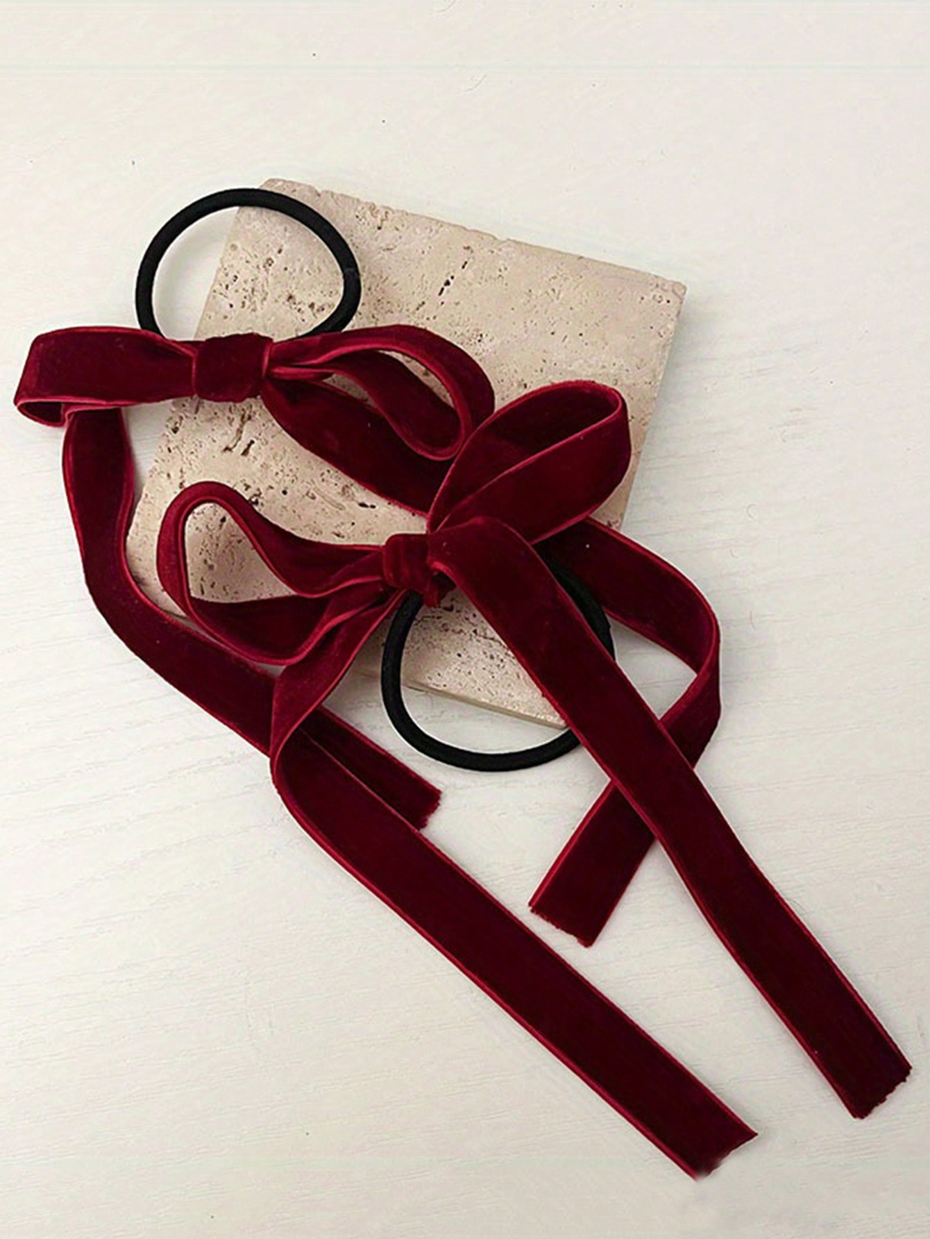 Attaches de cheveux avec nœud  - Hair Tie Velvet avis et prix
