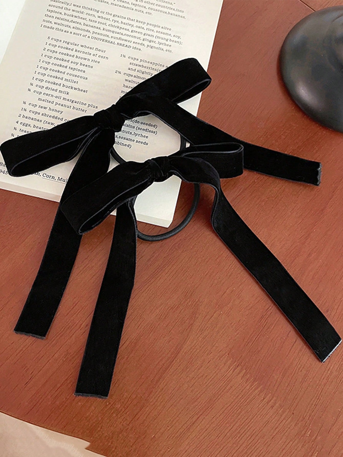 Attaches de cheveux avec nœud  - Hair Tie Velvet avis et prix