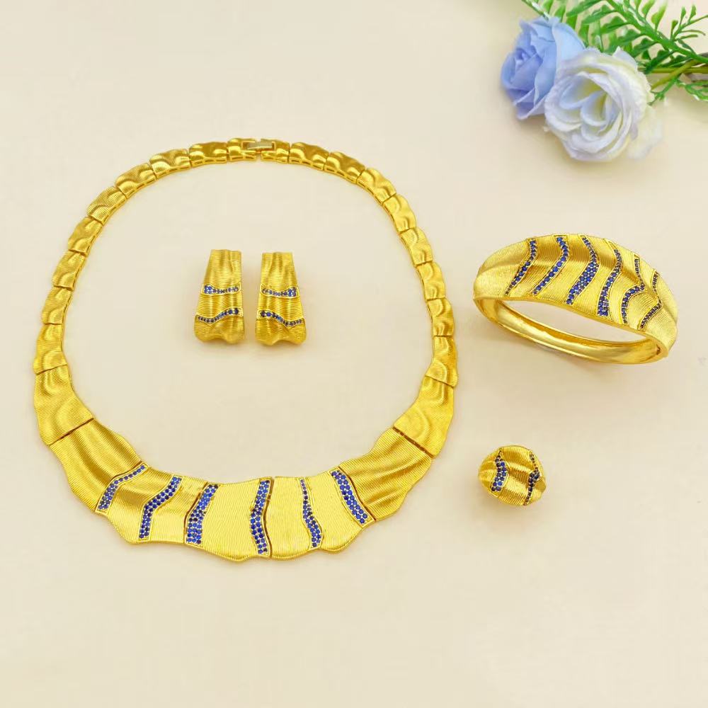 Ensemble de bijoux en laiton p - Women Accessories Uae avis et prix