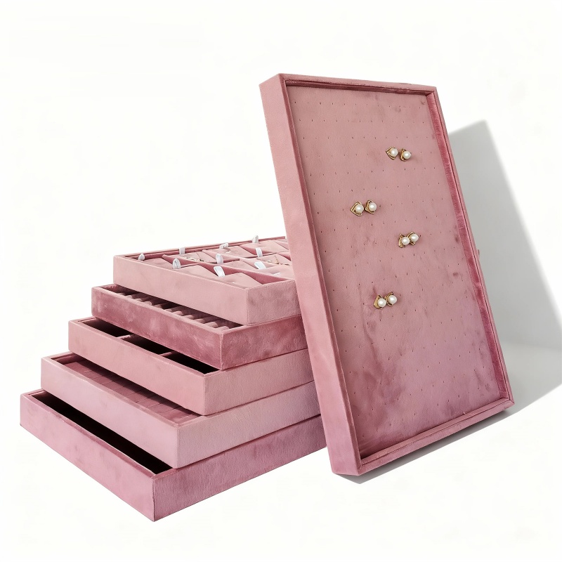 Plateaux de rangement en velou - Women Accessories Display avis et prix