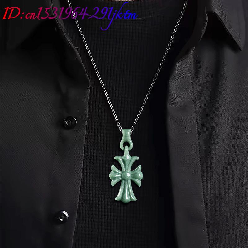 Collier pendentif croix en jad - Women'S Vintage Accessories avis et prix