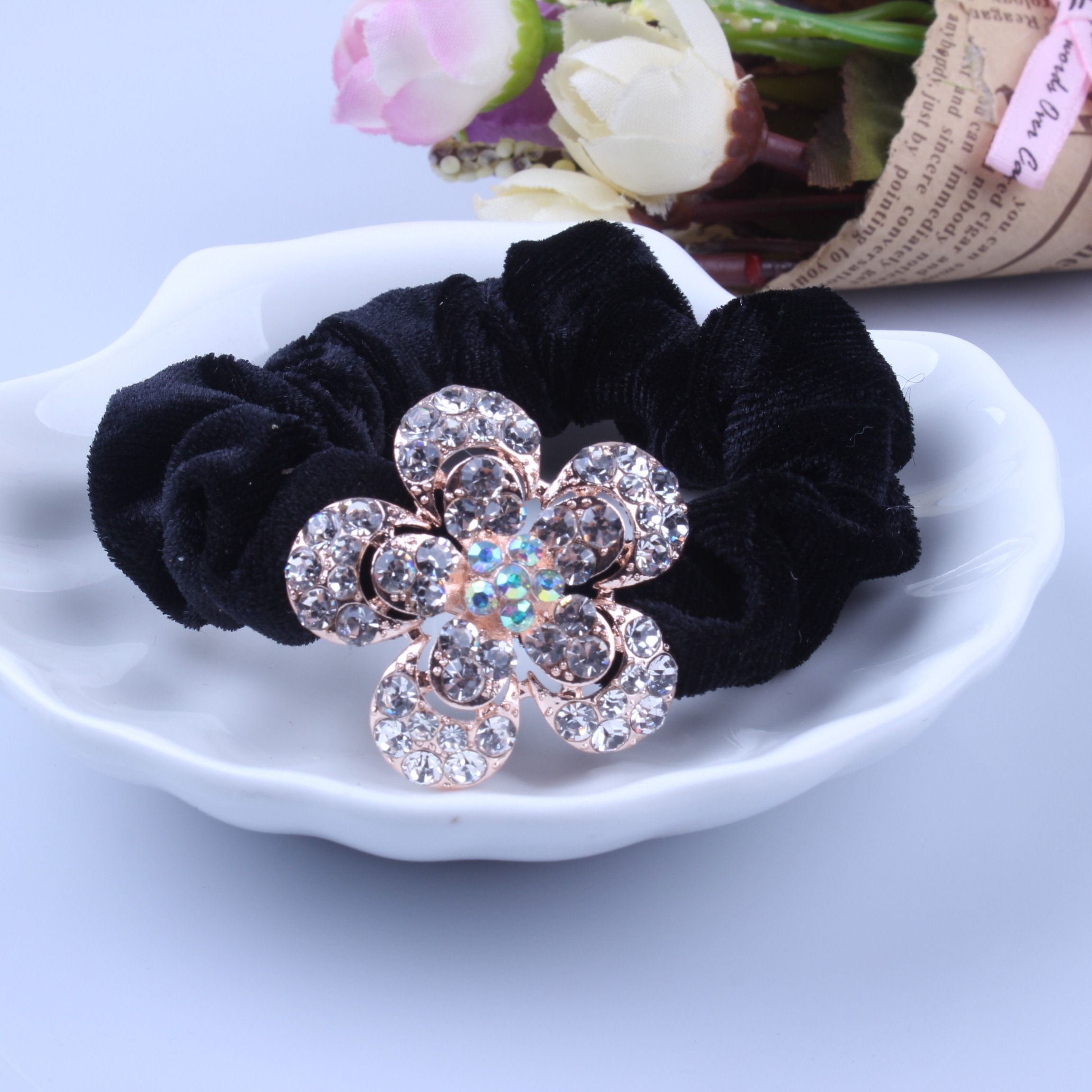 1 élastique à cheveux en velou - Hair Tie Velvet avis et prix