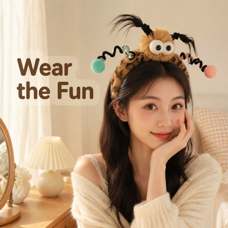 Serre-tête en peluche doux et  - Women Accessories Online avis et prix
