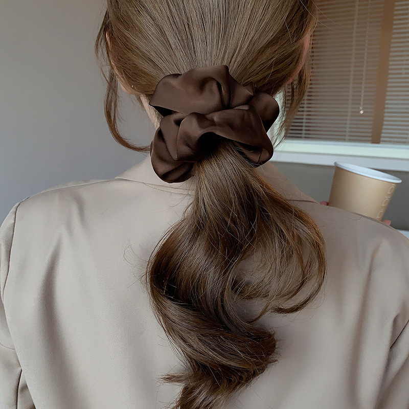Femme coréenne grand élégant s - Hair Tie Velvet avis et prix