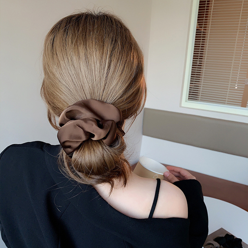 Femme coréenne grand élégant s - Hair Tie Velvet avis et prix