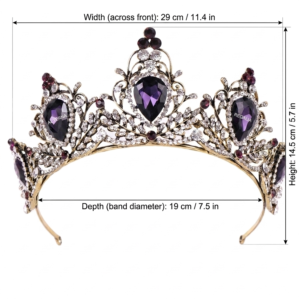 Couronne légère de style baroq - Women'S Vintage Accessories avis et prix