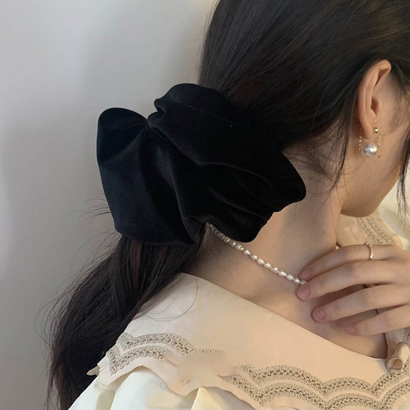 Chouchous surdimensionnés en v - Hair Tie Velvet avis et prix
