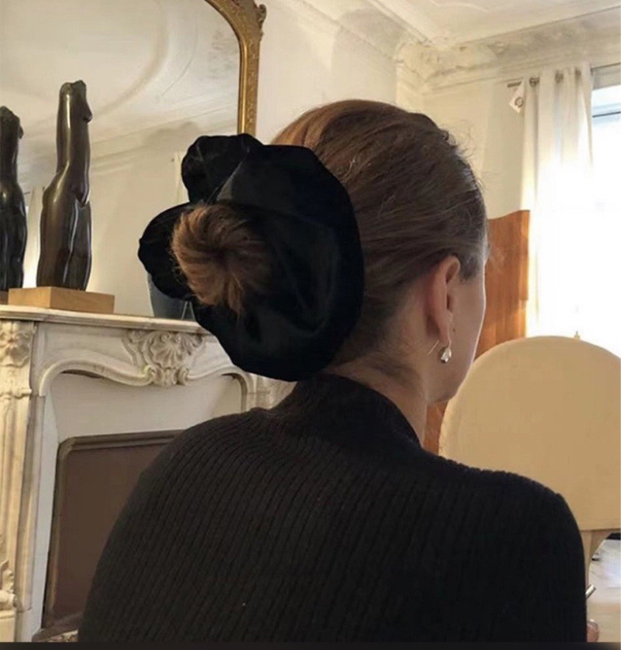 Chouchous surdimensionnés en v - Hair Tie Velvet avis et prix