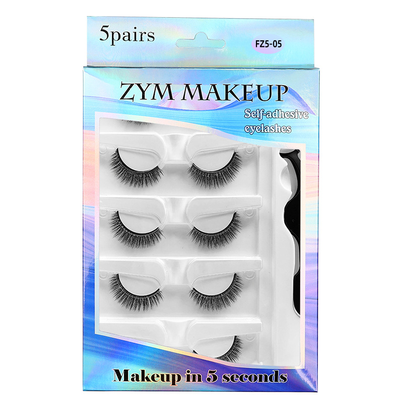 5 paires de faux cils auto-adh - Women Accessories Clearance avis et prix