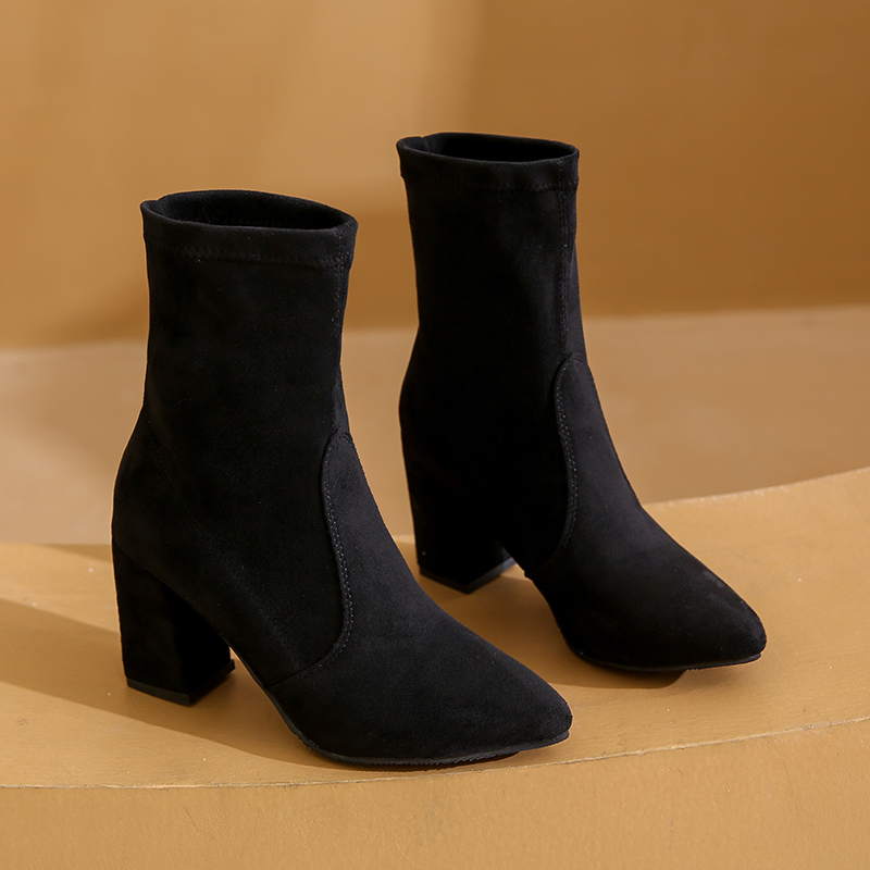 Bottines à talons épais pour f - Women'S Ankle Accessories avis et prix