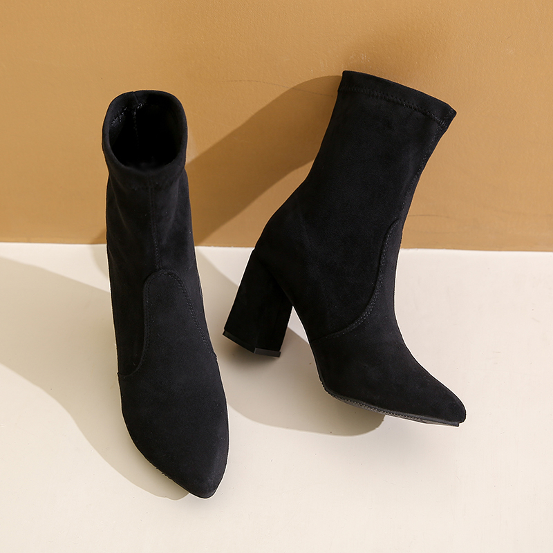 Bottines à talons épais pour f - Women'S Ankle Accessories avis et prix