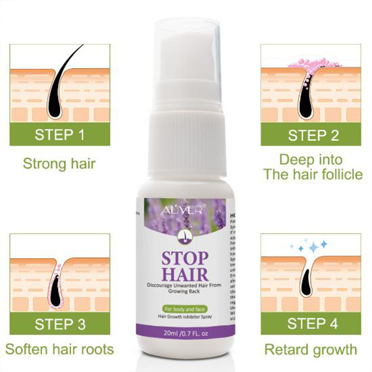 Spray Dépilatoire Inhibiteur p - Women Accessories Clearance avis et prix